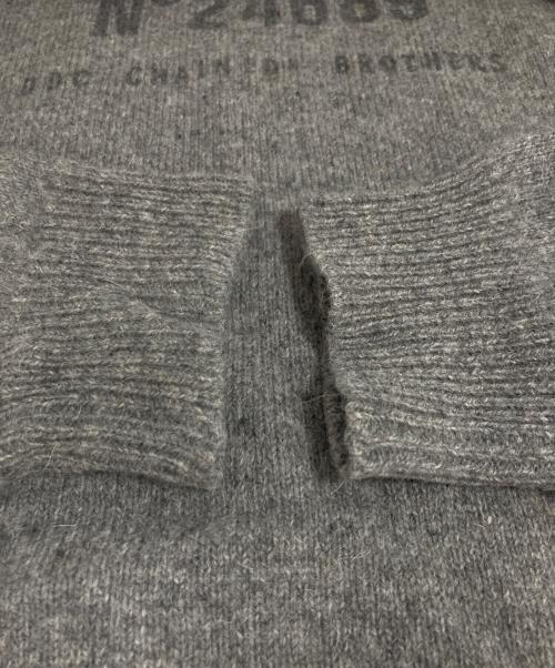 DSQUARED2（ディースクエアード）DSQUARED2 (ディースクエアード) アルパカ混ニット グレー サイズ:Sの古着・服飾アイテム