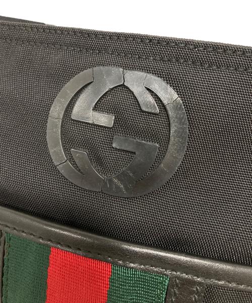 GUCCI（グッチ）GUCCI (グッチ) シェリーライン ショルダーバッグ ブラックの古着・服飾アイテム