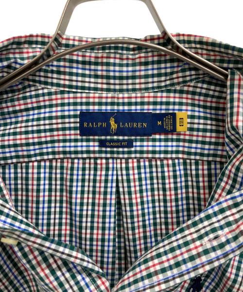 POLO RALPH LAUREN（ポロ・ラルフローレン）POLO RALPH LAUREN (ポロ・ラルフローレン) チェックシャツ グリーン サイズ:Mの古着・服飾アイテム