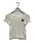 me ISSEY MIYAKEミーイッセイ ミヤケ）の古着「Tシャツ」｜ホワイト