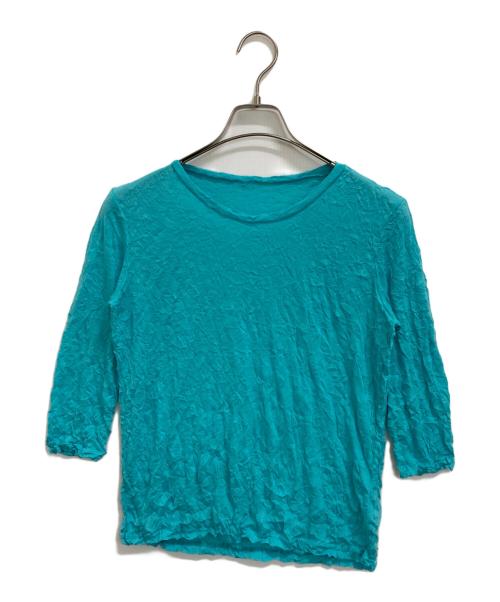 me ISSEY MIYAKE（ミーイッセイ ミヤケ）me ISSEY MIYAKE (ミーイッセイ ミヤケ) カットソー スカイブルー サイズ:-の古着・服飾アイテム