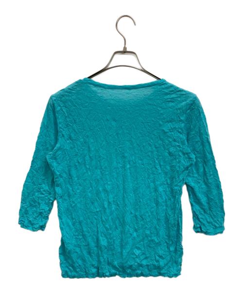 me ISSEY MIYAKE（ミーイッセイ ミヤケ）me ISSEY MIYAKE (ミーイッセイ ミヤケ) カットソー スカイブルー サイズ:-の古着・服飾アイテム