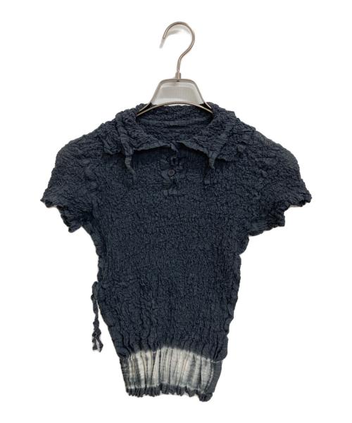 me ISSEY MIYAKE（ミーイッセイ ミヤケ）me ISSEY MIYAKE (ミーイッセイ ミヤケ) 半袖カットソー グレー サイズ:Freeの古着・服飾アイテム