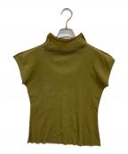 ISSEY MIYAKE FETEイッセイミヤケフェット）の古着「ノースリーブカットソー」｜オリーブ