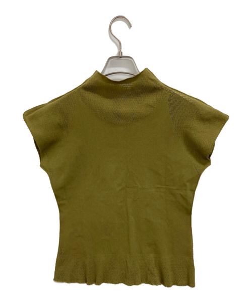 ISSEY MIYAKE FETE（イッセイミヤケフェット）ISSEY MIYAKE FETE (イッセイミヤケフェット) ノースリーブカットソー オリーブ サイズ:2の古着・服飾アイテム