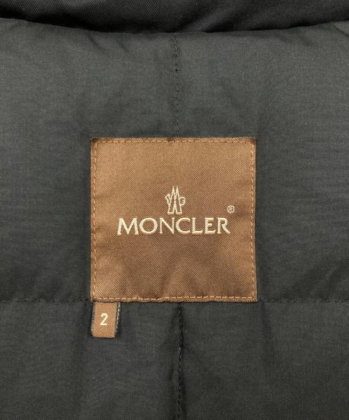 MONCLER（モンクレール）MONCLER (モンクレール) ダウンコート ブラック サイズ:2の古着・服飾アイテム