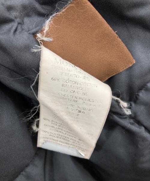 MONCLER（モンクレール）MONCLER (モンクレール) ダウンコート ブラック サイズ:2の古着・服飾アイテム