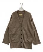 Curensologyカレンソロジー）の古着「ヤクボクシーニットカーディガン」｜ブラウン