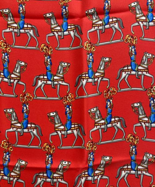 HERMES（エルメス）HERMES (エルメス) カレ90 レッドの古着・服飾アイテム