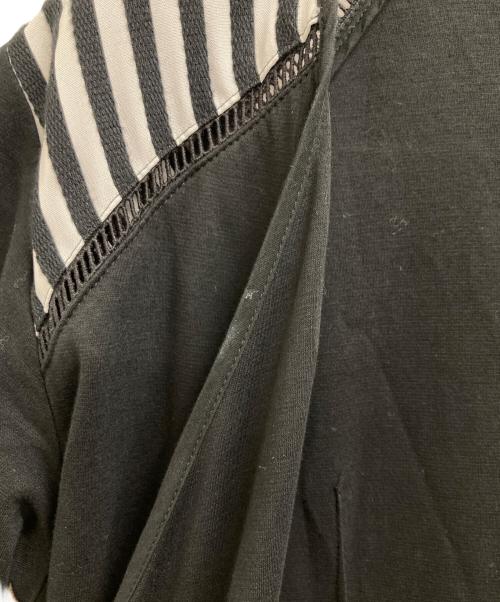 BORDERS at BALCONY（ボーダーズアットバルコニー）BORDERS AT BALCONY (ボーダーズアットバルコニー) BALLERINA MAXI DRESS ブラック サイズ:36の古着・服飾アイテム