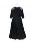 BORDERS AT BALCONY（ボーダーズアットバルコニー）の古着「BALLERINA MAXI DRESS」｜ブラック