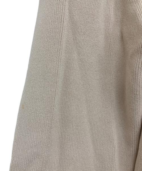 BORDERS at BALCONY（ボーダーズアットバルコニー）BORDERS AT BALCONY (ボーダーズアットバルコニー) PEARL TOP ベージュ サイズ:36の古着・服飾アイテム