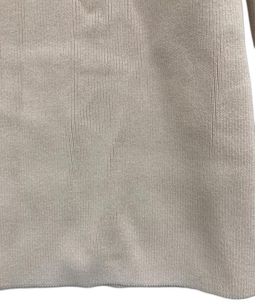 BORDERS at BALCONY（ボーダーズアットバルコニー）BORDERS AT BALCONY (ボーダーズアットバルコニー) PEARL TOP ベージュ サイズ:36の古着・服飾アイテム