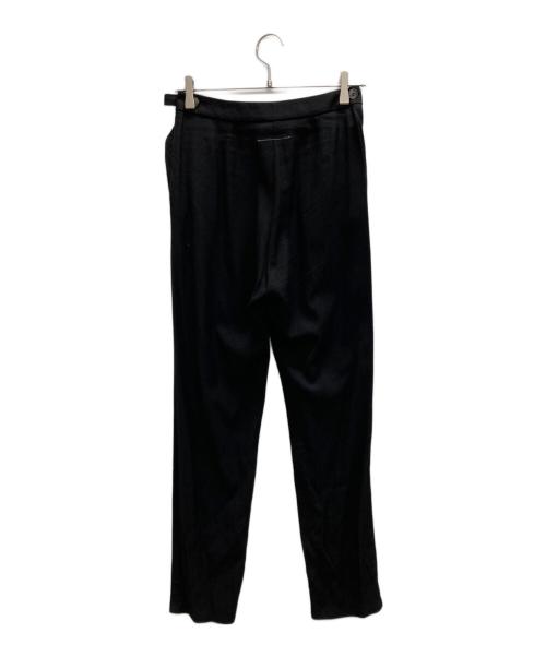 MM6 Maison Margiela（エムエムシックスメゾンマルジェラ）MM6 Maison Margiela (エムエムシックスメゾンマルジェラ) テーパードパンツ ブラック サイズ:W38の古着・服飾アイテム