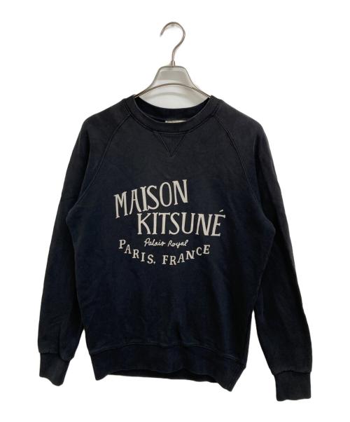 maison kitsune（メゾンキツネ）MAISON KITSUNE (メゾンキツネ) スウェット ブラック サイズ:Sの古着・服飾アイテム