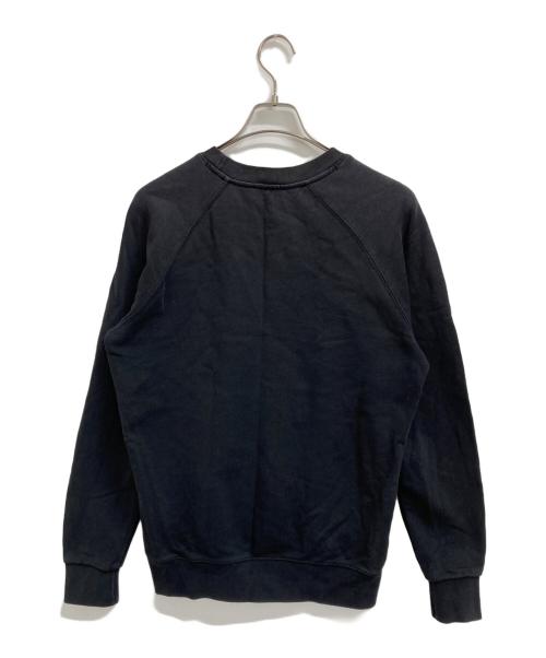 maison kitsune（メゾンキツネ）MAISON KITSUNE (メゾンキツネ) スウェット ブラック サイズ:Sの古着・服飾アイテム