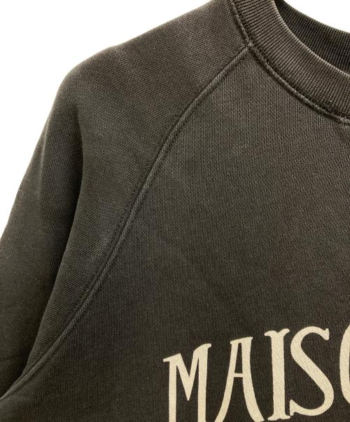 maison kitsune（メゾンキツネ）MAISON KITSUNE (メゾンキツネ) スウェット ブラック サイズ:Sの古着・服飾アイテム