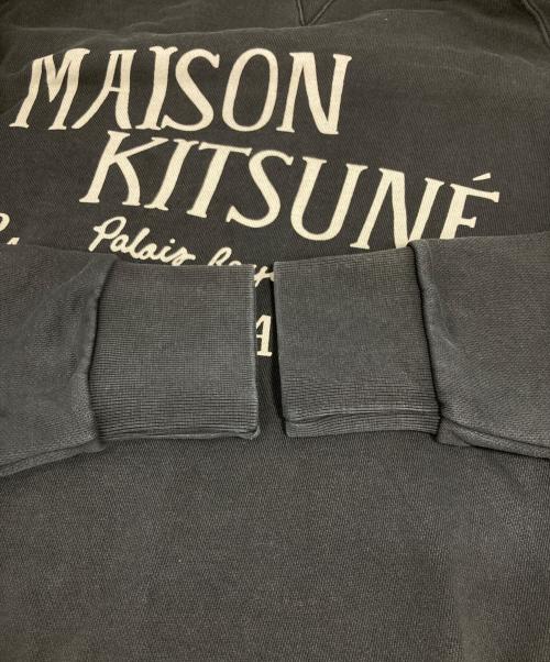 maison kitsune（メゾンキツネ）MAISON KITSUNE (メゾンキツネ) スウェット ブラック サイズ:Sの古着・服飾アイテム