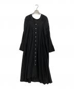 Estella.Kエステラケー）の古着「シャツワンピース」｜ブラック