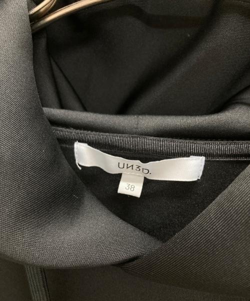 UN3D.（アンスリード）UN3D. (アンスリード) ドッキングワンピース ブラック サイズ:38の古着・服飾アイテム