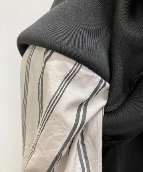 UN3D.（アンスリード）UN3D. (アンスリード) ドッキングワンピース ブラック サイズ:38の古着・服飾アイテム