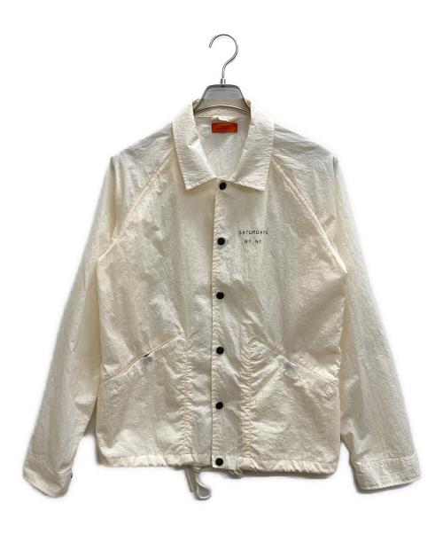 Saturdays NYC（サタデーズ ニューヨーク）Saturdays NYC (サタデーズ ニューヨーク) シャツジャケット ベージュ サイズ:Sの古着・服飾アイテム