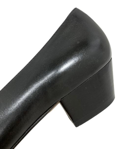 Salvatore Ferragamo（サルヴァトーレ フェラガモ）Salvatore Ferragamo (サルヴァトーレ フェラガモ) ヴァラリボンパンプス ブラック サイズ:8 1/2の古着・服飾アイテム