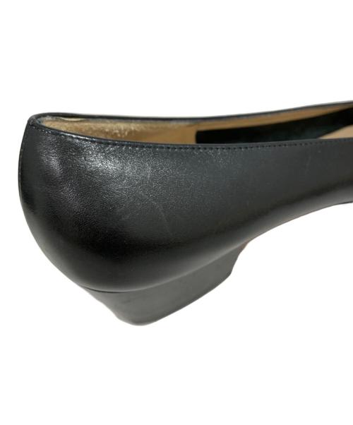 Salvatore Ferragamo（サルヴァトーレ フェラガモ）Salvatore Ferragamo (サルヴァトーレ フェラガモ) ヴァラリボンパンプス ブラック サイズ:8 1/2の古着・服飾アイテム