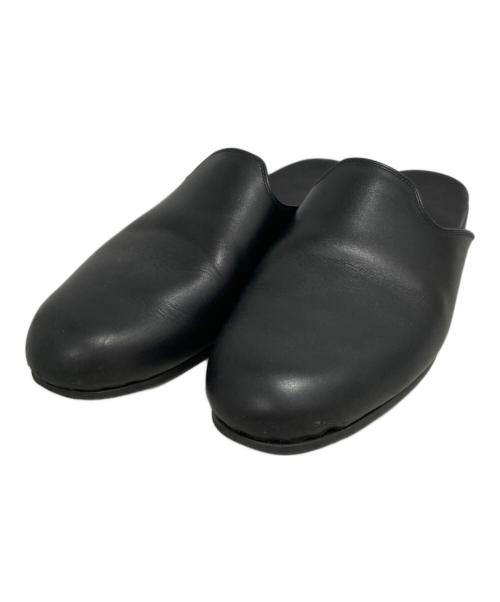 yokosakamoto（ヨウコサカモト）YOKOSAKAMOTO (ヨウコサカモト) YS-LEATHER-MULE ブラック サイズ:27の古着・服飾アイテム