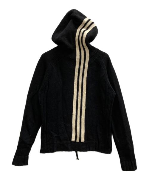 Y-3（ワイスリー）Y-3 (ワイスリー) ニットパーカー ブラック サイズ:Sの古着・服飾アイテム