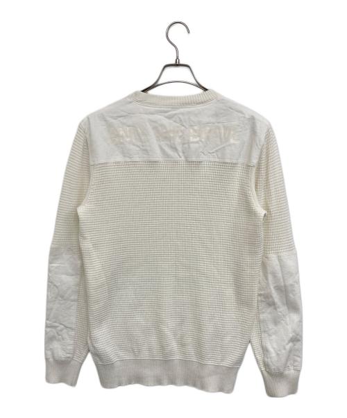 DIESEL（ディーゼル）DIESEL (ディーゼル) コマンドーセーター ホワイト サイズ:Lの古着・服飾アイテム