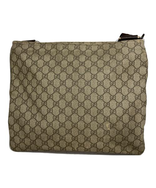 GUCCI（グッチ）GUCCI (グッチ) GGスプリーム GGプラス ショルダーバッグ ブラウンの古着・服飾アイテム