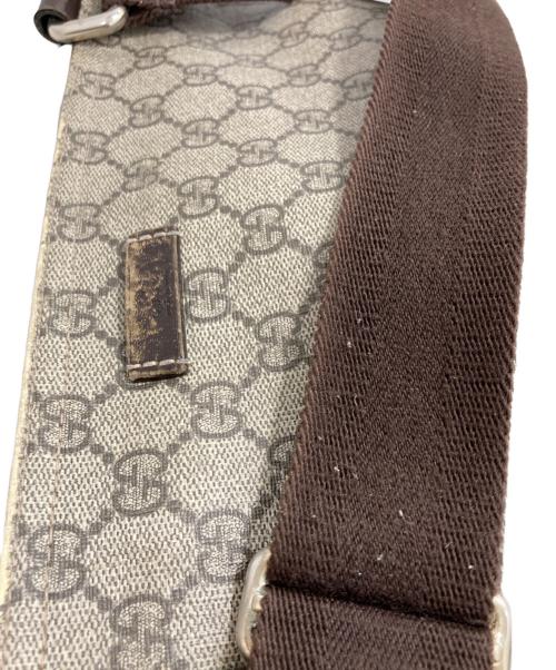 GUCCI（グッチ）GUCCI (グッチ) GGスプリーム GGプラス ショルダーバッグ ブラウンの古着・服飾アイテム