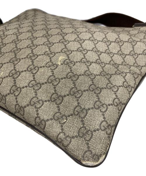 GUCCI（グッチ）GUCCI (グッチ) GGスプリーム GGプラス ショルダーバッグ ブラウンの古着・服飾アイテム