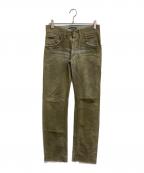 DOLCE & GABBANAドルチェ＆ガッバーナ）の古着「後染めデニムパンツ」｜カーキ