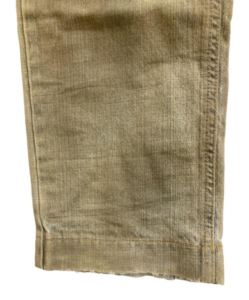 DOLCE & GABBANA（ドルチェ＆ガッバーナ）DOLCE & GABBANA (ドルチェ＆ガッバーナ) 後染めデニムパンツ カーキ サイズ:44の古着・服飾アイテム