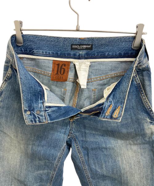 DOLCE & GABBANA（ドルチェ＆ガッバーナ）DOLCE & GABBANA (ドルチェ＆ガッバーナ) デニムパンツ インディゴ サイズ:44の古着・服飾アイテム