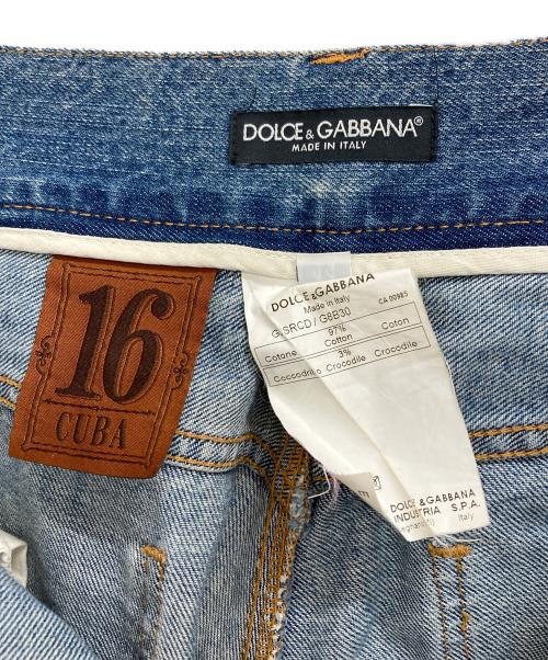DOLCE & GABBANA（ドルチェ＆ガッバーナ）DOLCE & GABBANA (ドルチェ＆ガッバーナ) デニムパンツ インディゴ サイズ:44の古着・服飾アイテム