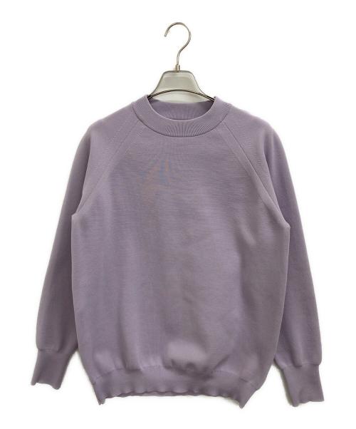 SOEJU（ソージュ）SOEJU (ソージュ) ミラノリブニットプルオーバー パープル サイズ:Lの古着・服飾アイテム