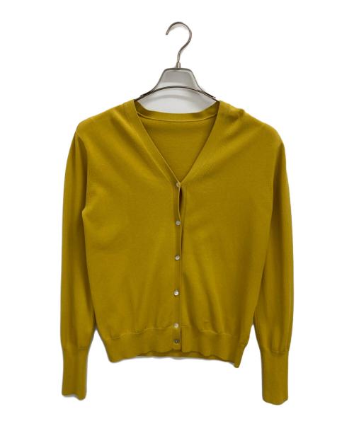 SOEJU（ソージュ）SOEJU (ソージュ) Vネックニットカーディガン イエロー サイズ:Mの古着・服飾アイテム