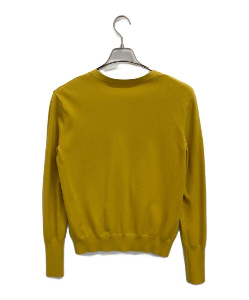 SOEJU（ソージュ）SOEJU (ソージュ) Vネックニットカーディガン イエロー サイズ:Mの古着・服飾アイテム