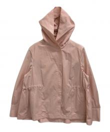 BALLSEY（ボールジィ）の古着「ライトタフタ フーデッドショートブルゾン」｜ピンク