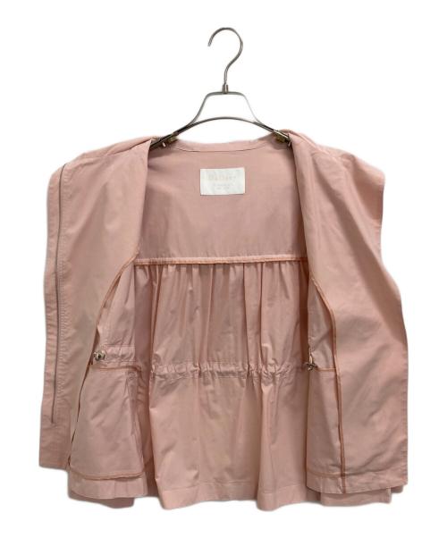 BALLSEY（ボールジィ）BALLSEY (ボールジィ) ライトタフタ フーデッドショートブルゾン ピンク サイズ:36の古着・服飾アイテム