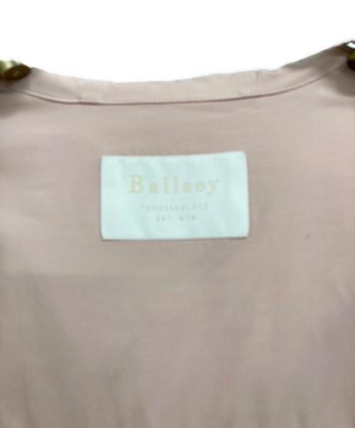 BALLSEY（ボールジィ）BALLSEY (ボールジィ) ライトタフタ フーデッドショートブルゾン ピンク サイズ:36の古着・服飾アイテム