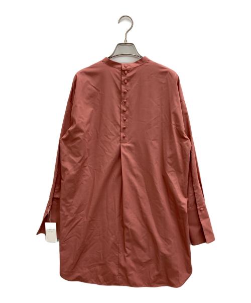 BALLSEY（ボールジィ）BALLSEY (ボールジィ) レーヨンポリエステルポプリン スタンドネックチュニックブラウス ピンク サイズ:36 未使用品の古着・服飾アイテム