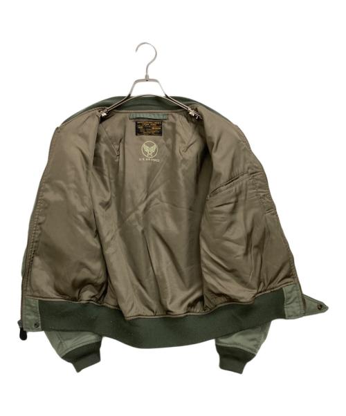 HOUSTON（ヒューストン）HOUSTON (ヒューストン) MA-1ジャケット グリーン サイズ:Mの古着・服飾アイテム