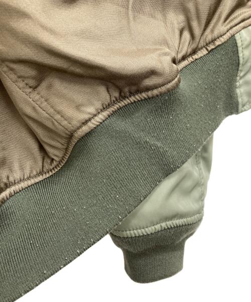 HOUSTON（ヒューストン）HOUSTON (ヒューストン) MA-1ジャケット グリーン サイズ:Mの古着・服飾アイテム