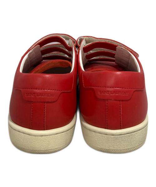 Saint Laurent Paris（サンローランパリ）Saint Laurent Paris (サンローランパリ) ローカットスニーカー レッド サイズ:39 1/2の古着・服飾アイテム