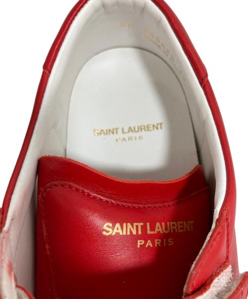 Saint Laurent Paris（サンローランパリ）Saint Laurent Paris (サンローランパリ) ローカットスニーカー レッド サイズ:39 1/2の古着・服飾アイテム