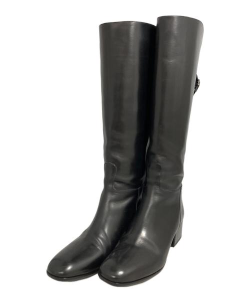 SARTORE（サルトル）SARTORE (サルトル) ロングブーツ ブラック サイズ:36 1/2の古着・服飾アイテム